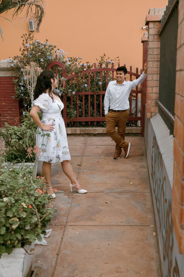 Retrato de los novios